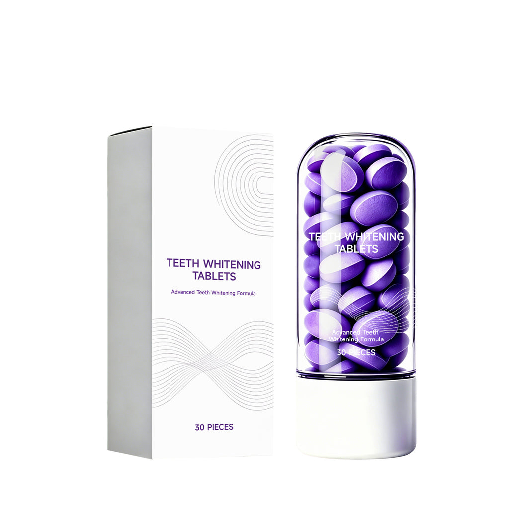 Purple toothpaste tablets, image 1