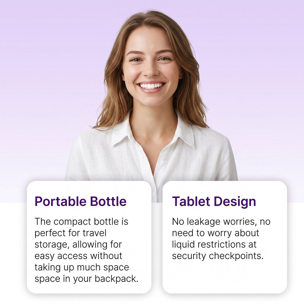 Purple toothpaste tablets, image 5