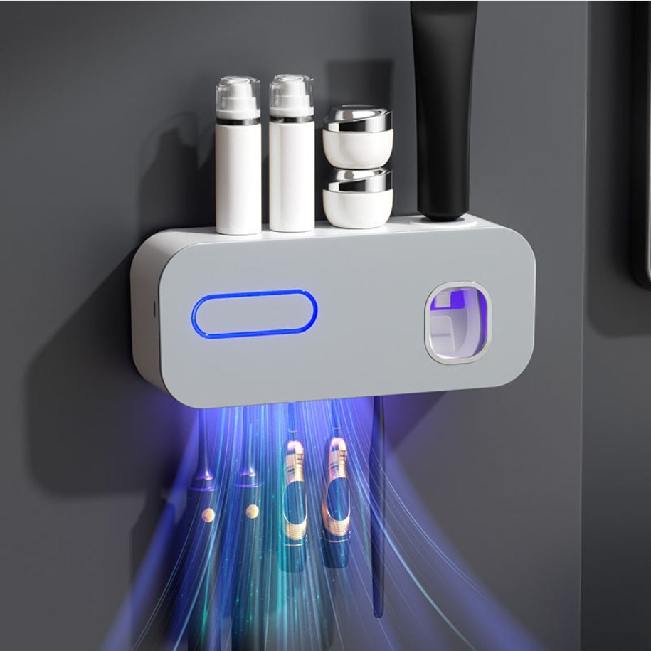 Wall-mounted UV toothbrush holder, image 7