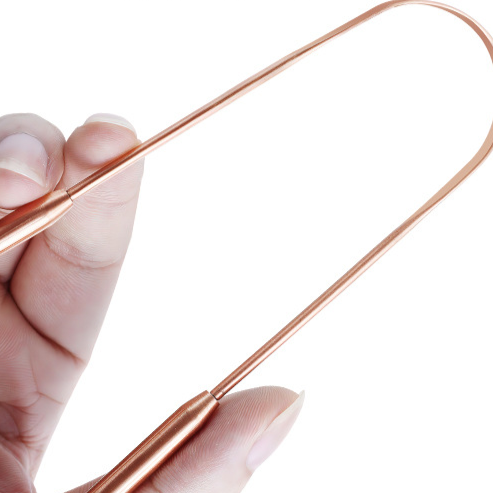 Copper tongue scraper, image 3