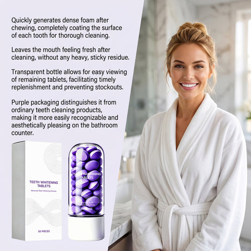 Purple toothpaste tablets, image 2