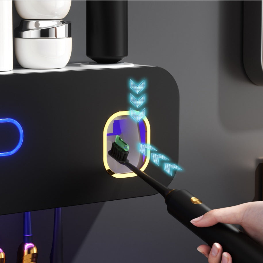 Wall-mounted UV toothbrush holder, image 3