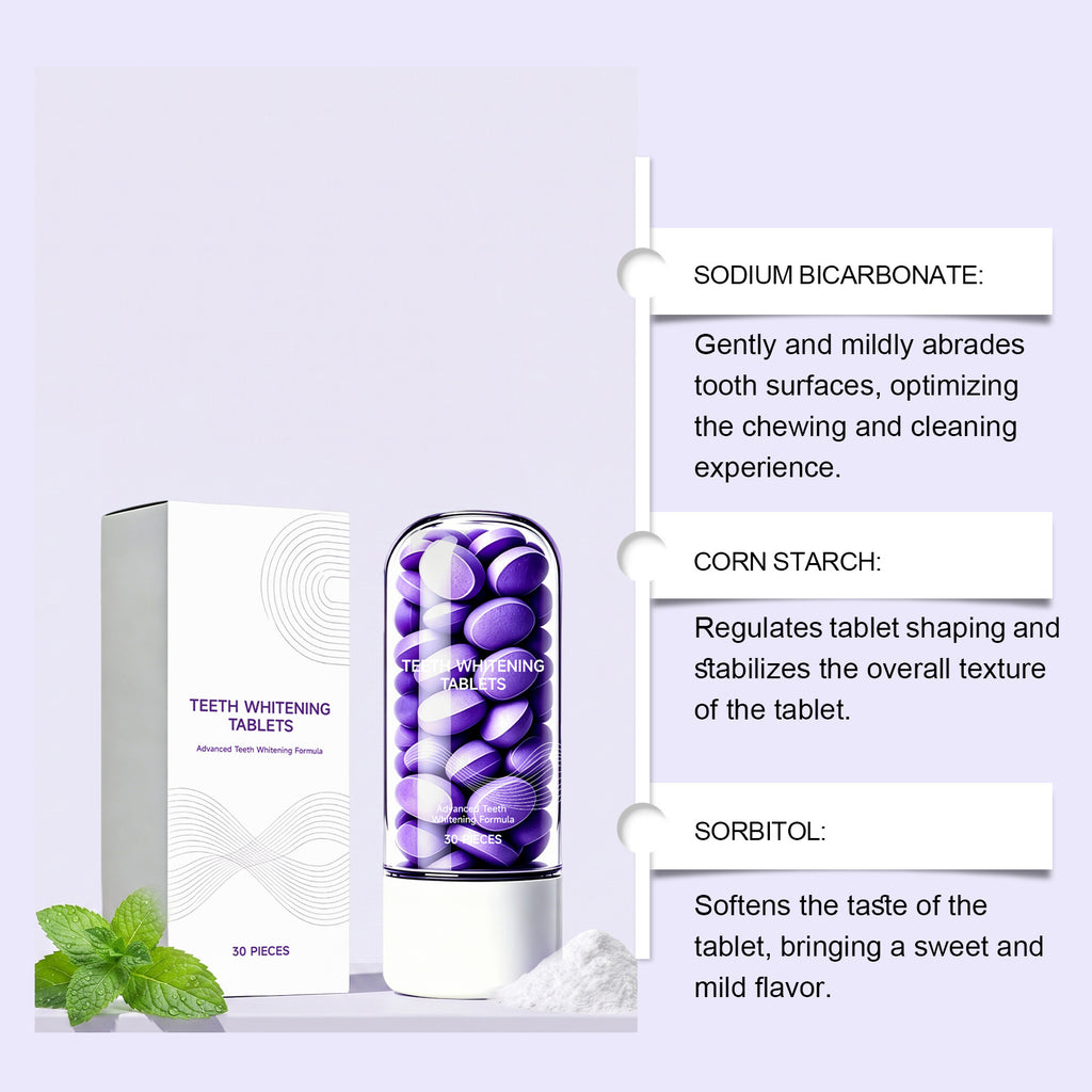 Purple toothpaste tablets, image 3
